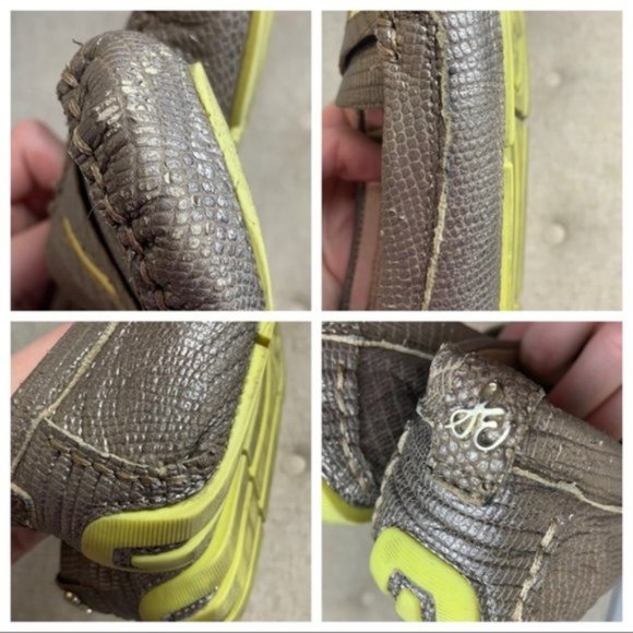 Sam Edelman Metallic Bronze Leather Jones Loafers - Picture 13 of 14